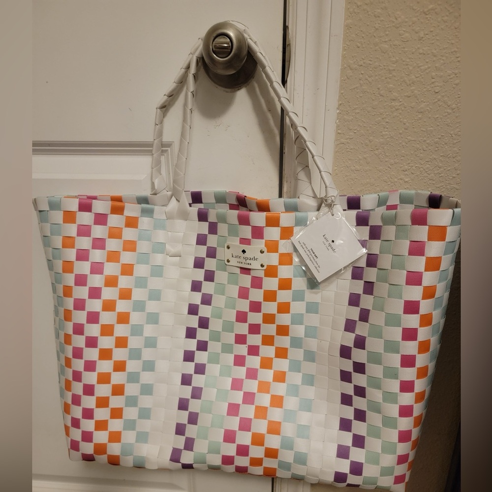 Kate Spade Colorful Woven Tote